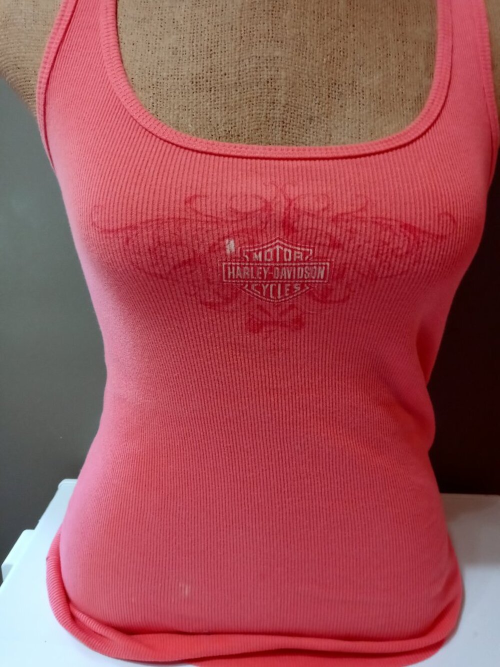 Harley-Davidson Tank Top Coral Size Large
